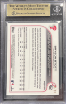 2022 Topps Chrome Update Sapphire Purple Refractor BGS 9.5