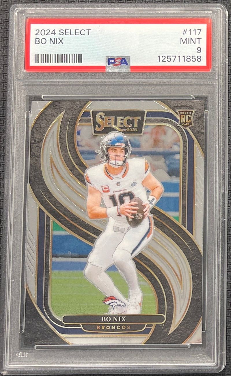 2024 Select Bo Nix PSA 9