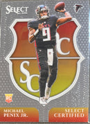 2024 Panini Select - Select Certified Rookies Michael Penix Jr.