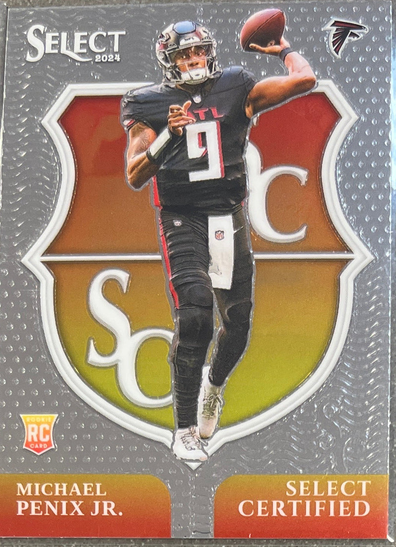 2024 Panini Select - Select Certified Rookies Michael Penix Jr.