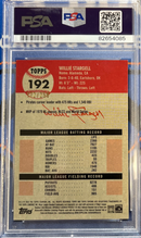 2022 Platinum Anniversary Willie Stargell Yellow Raywave Refractor PSA 9