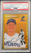 2023 Platinum Anniversary Avisail Garcia Gols Wave Refractor PSA 10