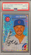 2023 Platinum Anniversary Trey Mancini Speckle PSA 10