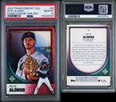 2023 TOPPS TRANSCENDENT COLLECTION TRANSCENDENT ICONS CHROME #60 PETE ALONSO-VAR-RED #/5 PSA 10