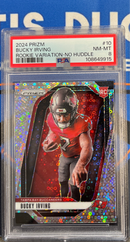 2024 Prizm Bucky Irving Rookie Variation-no Huddle PSA 8