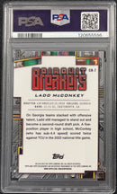 2024 Topps Resurgence Ladd McConkey Circuit Breakers Purple Surge /75 PSA 9