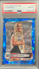 2025 WWE Topps Chrome Sapphire Liv Morgan PSA 10