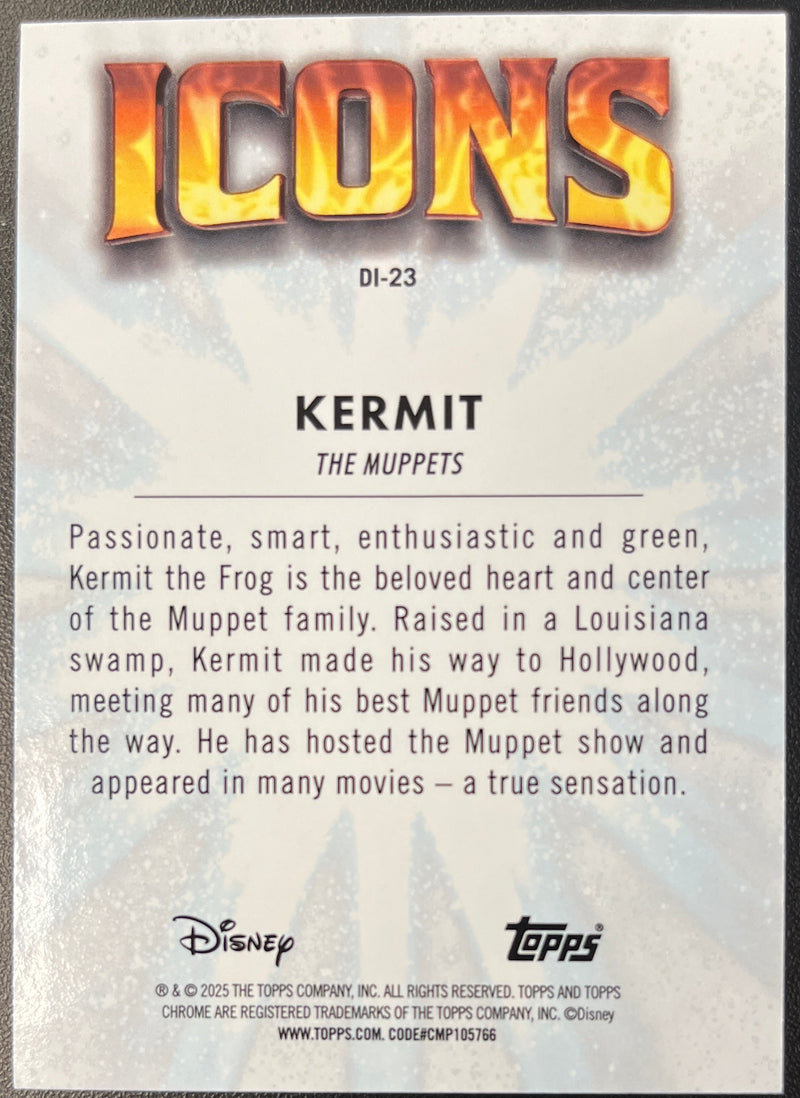 2025 Topps Chrome Disney Kermit Icons (RAW)
