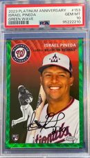2023 Platinum Anniversary Israel Pineda Green Wave PSA 10