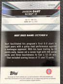 2022 Bowman U Best Jaxson Dart Refractor (RAW)
