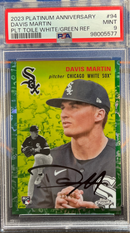 2023 Platinum Anniversary Davis Martin Toile White/Green Ref PSA 9