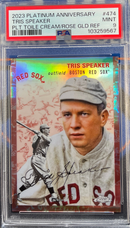 2023 Platinum Anniversary Tris Speaker Toile Cream/Rose Gold Ref PSA 9