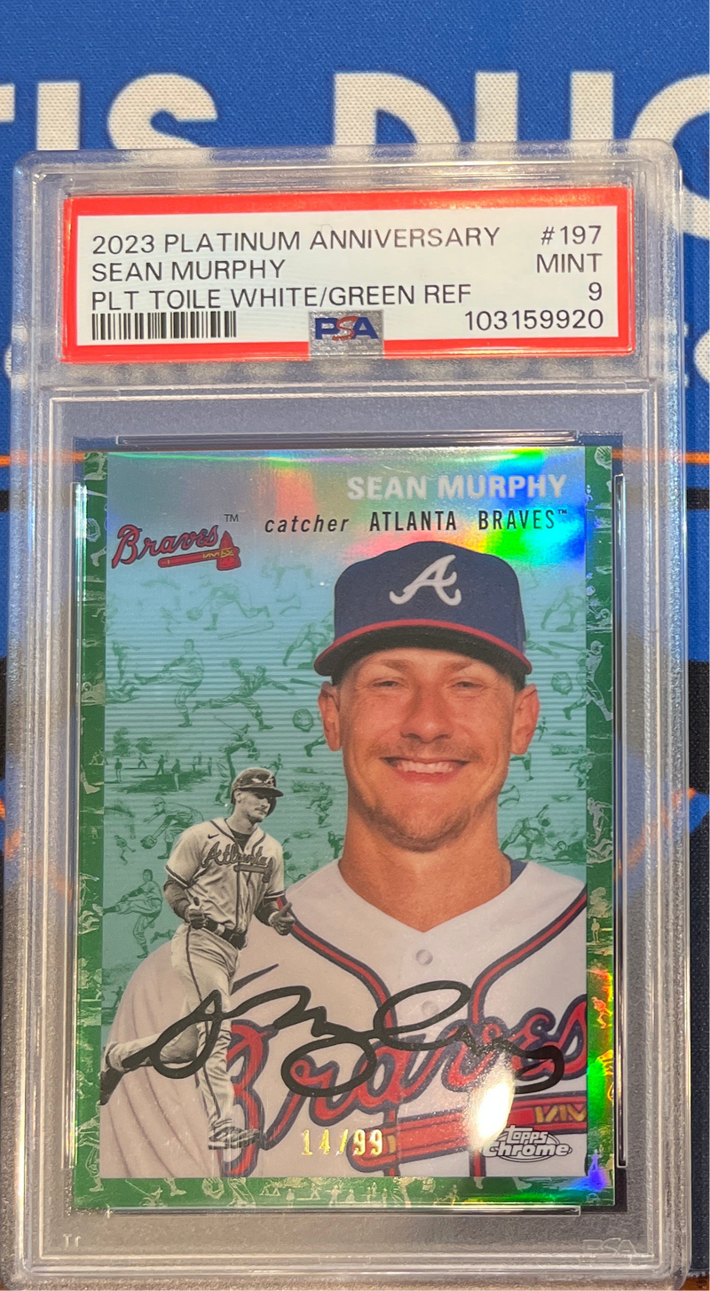 2023 Platinum Anniversary Sean Murphy Toile White/Green Ref PSA 9