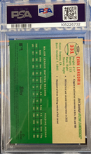 2023 Platinum Anniversary Evan Longoria Blue Mini Diamond Refractor PSA 9