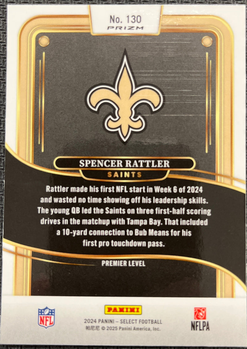 2024 Panini Select Spencer Rattler Pemier Level