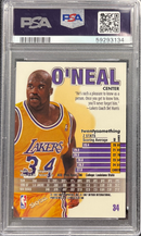 1997 Skybox Z-Force Shaquille O’Neal PSA 9