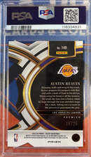 2023 Select Austin Reaves Die Cut Tie Dye Prizm PSA 8
