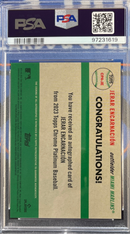 2023 Platinum Anniversary Jerar Encarnacion Autograph-Aqua
