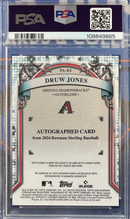 2024 Bowman Sterling DruwJones Prospect Auto-Orange PSA 10