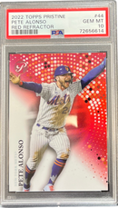 2022 Topps Pristine Pete Alonso Red /5 Refractor PSA 10