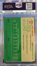 2023 Platinum Anniversary Davis Martin Toile White/Green Ref PSA 9