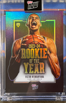 2024 Topps Now Victor Wembanyama "2023-24 Rookie of the Year" Card