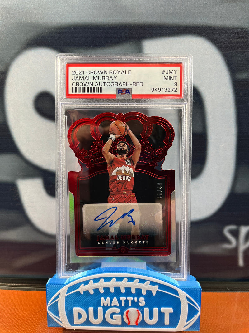 2021 Crown Royale Jamal Murray Autograph-Red PSA 9