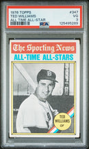 1976 Topps Ted Williams All Time All-Star PSA 3