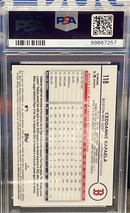 2024 Topps Chrome Ceddanne Rafaela Photo Variation PSA 9