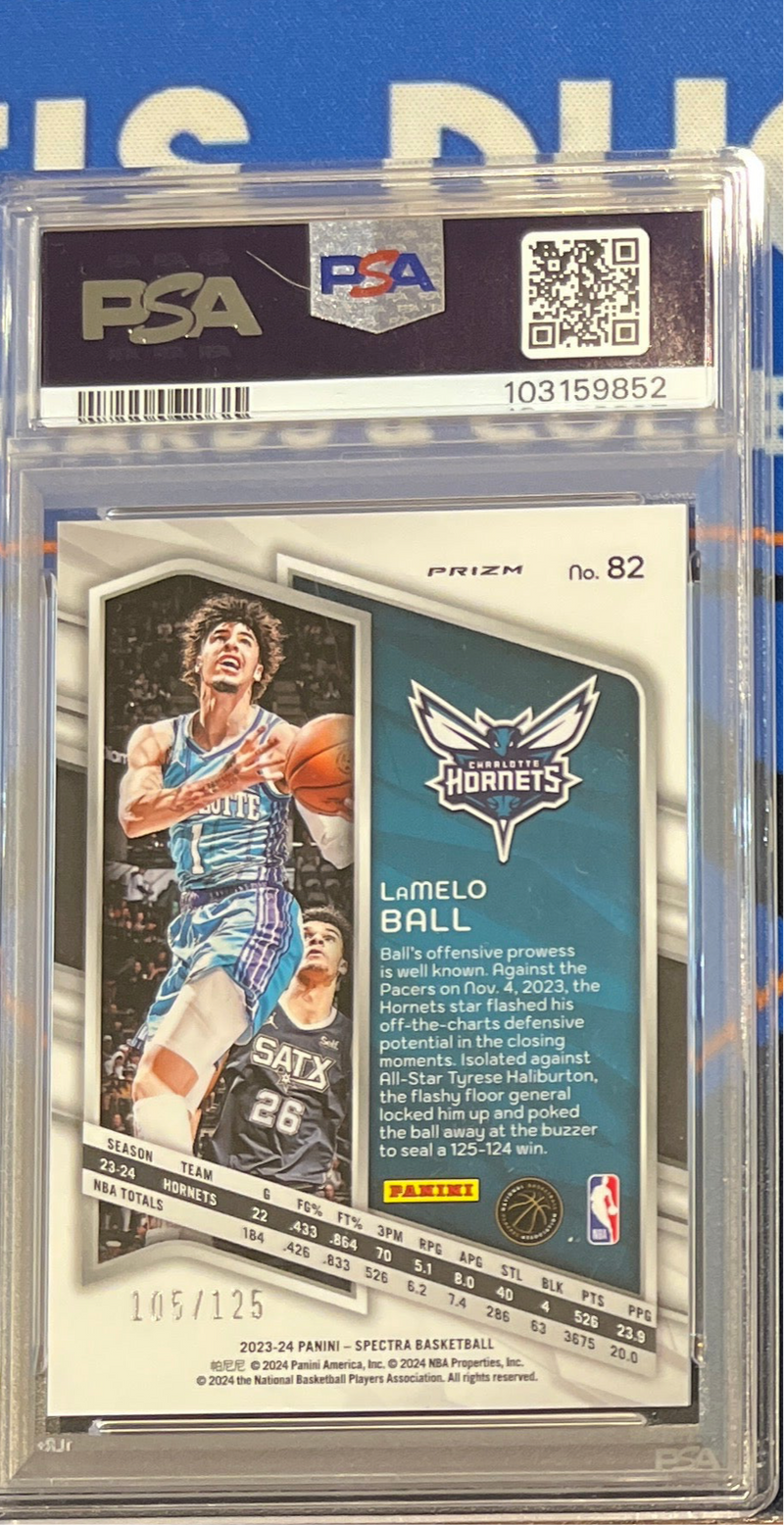 2023 Spectra LaMelo Ball Celestial PSA 8