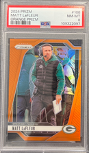2024 Prizm Matt LaFluer Orange /249 PSA 8