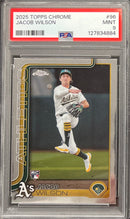 2025 Topps Chrome Jacob Wilson PSA 9