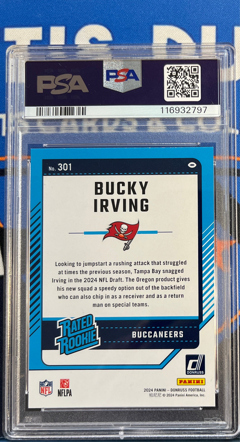 2024 Donruss Bucky Inving Press Proof Blue PSA 8