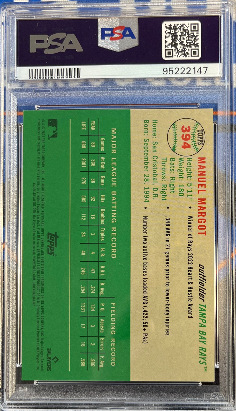 2023 Platinum Anniversary Manuel Margot Green Wave PSA 10