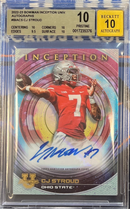 2022-23 Bowman Inception University Autographs C.J. Stroud BGS 10 Auto 10