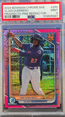 2024 Bowman Chrome M/B Vladi Guerrero Prospects-Pink Refractor PSA9