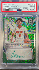 2023 Spectra Ausar Thompson Aspiring Autographs-Green PSA 8