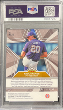 2023 Elite Extra Edition Paul Skenes Future Star Status Blue PSA 9