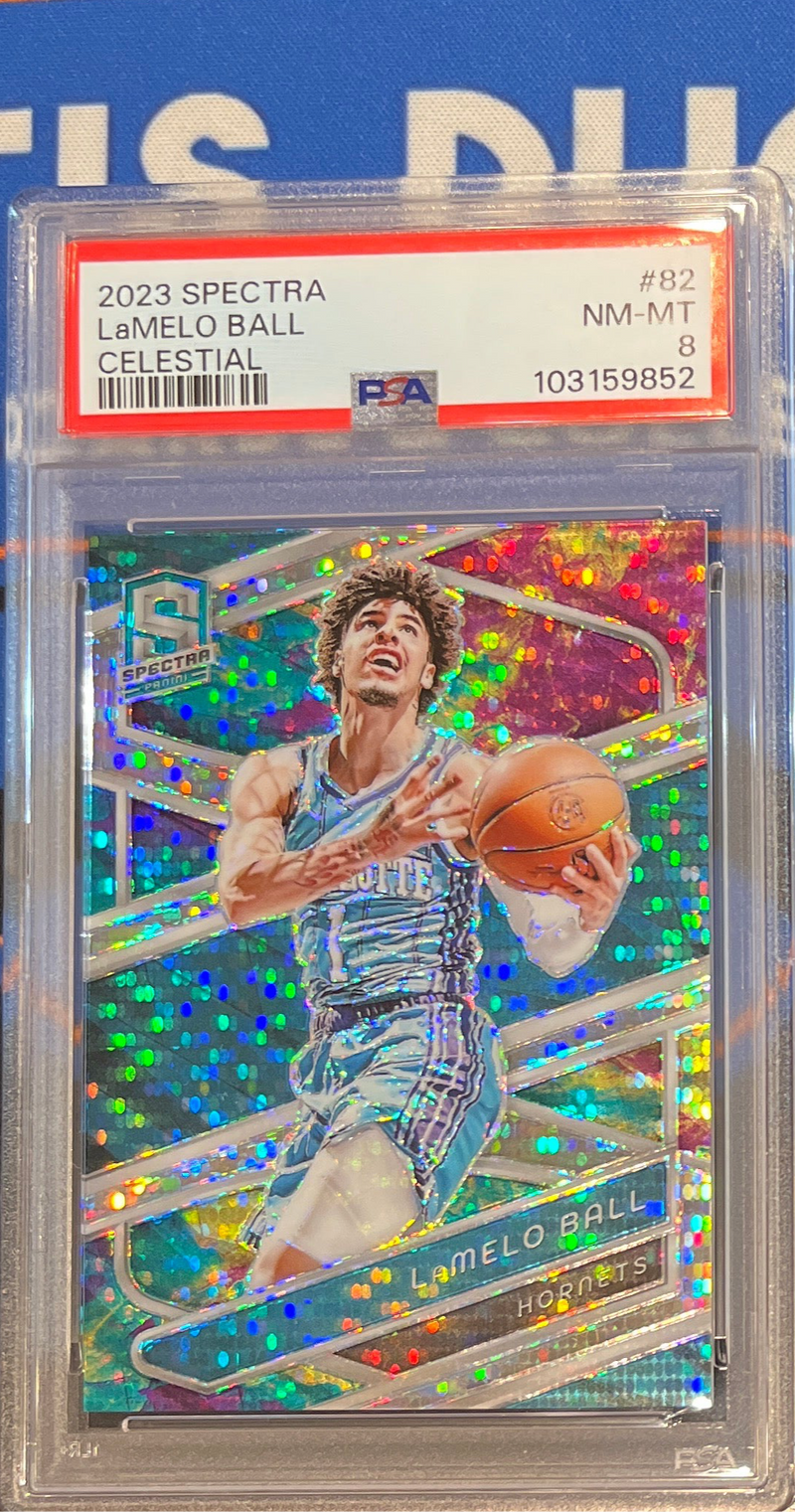 2023 Spectra LaMelo Ball Celestial PSA 8