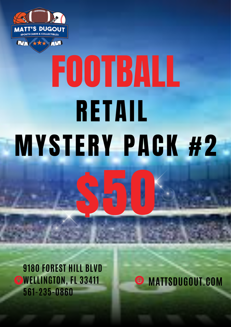 Matt's Dugout RETAIL Football Mystery Packs Series