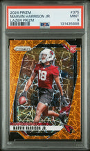 2024 Prizm Marvin Harrison Jr. Lazer Prizm PSA 9
