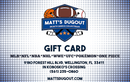 Matt's Dugout Gift Cards