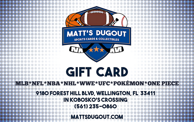Matt's Dugout Gift Cards