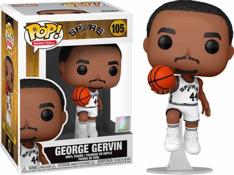 NBA: Legends Spurs Funko Pop! George Gervin (Spurs White Jersey)