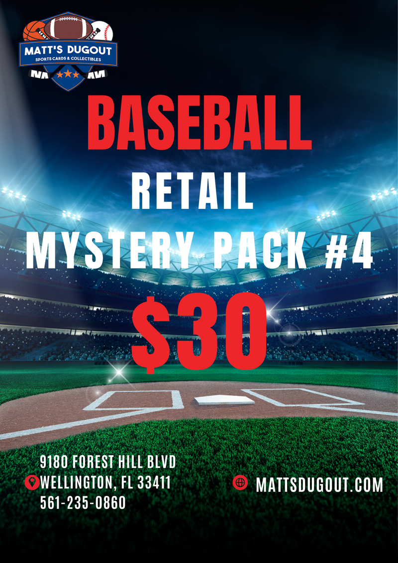 Matt's Dugout RETAIL Baseball Mystery Packs Series