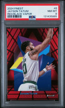 2024 TOPPS FINEST 6 JAYSON TATUM RED/BLACK VAPOR