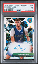 2025 TOPPS COSMIC CHROME COSMIC CHROME AUTOGRAPHS CF COOPER FLAGG PSA 7