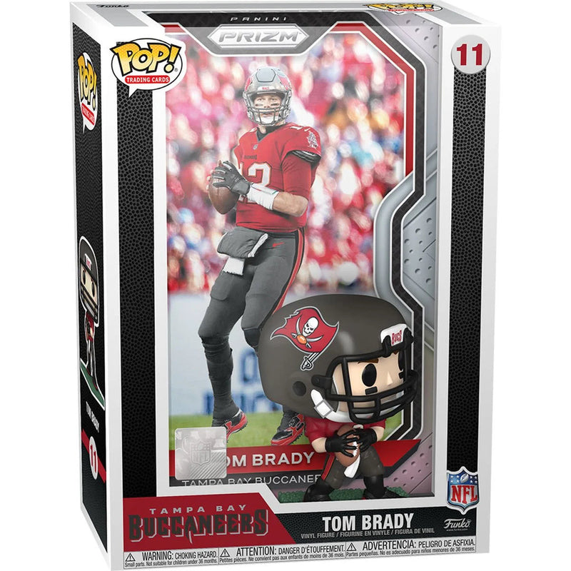 Tom Brady (Tampa Bay Buccaneers) Funko Pop! NFL Panini Trading Cards