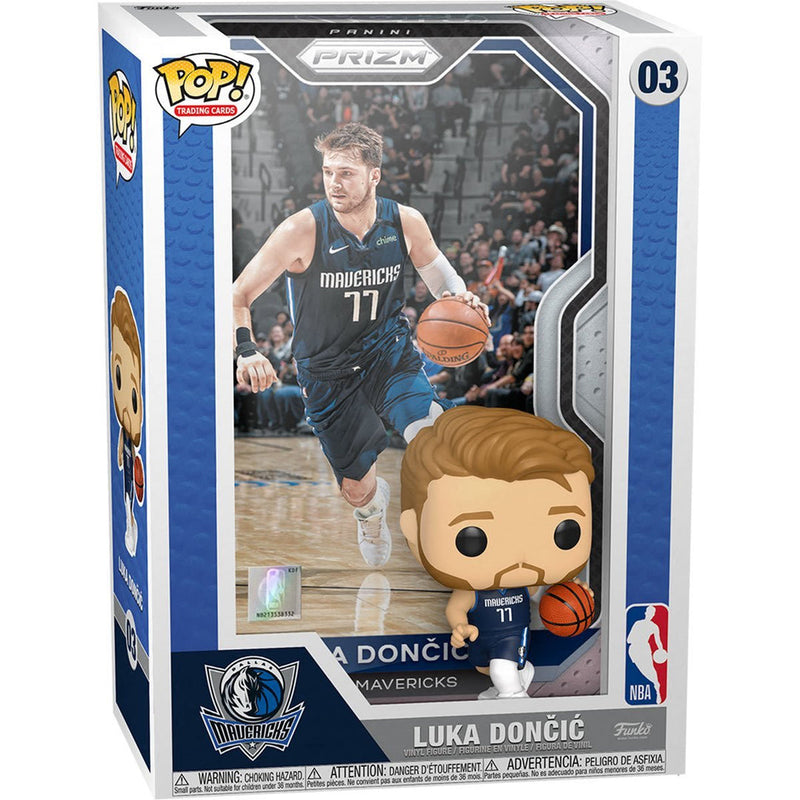 NBA Luka Doncic Pop! Trading Card Figure with Case