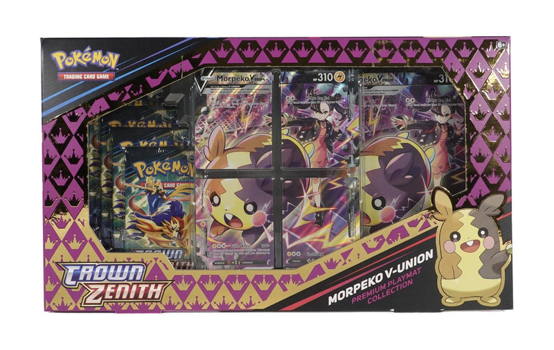 Pokemon Crown Zenith Morpeko V-Union Playmat Premium Collection Box